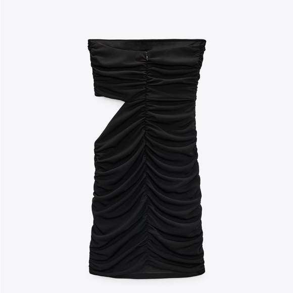 ZARA STRAPLESS DRESS - Picture 7 of 9